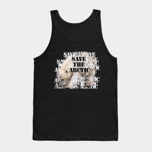 Polar bear - save the arctic Tank Top